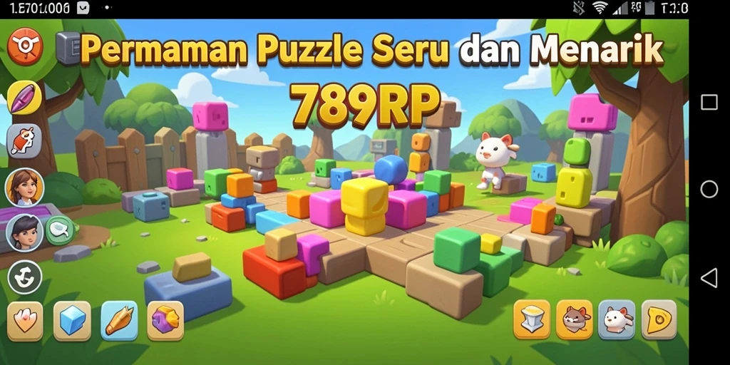 Screenshot gameplay 789RP yang menampilkan tantangan Puzzle yang seru.