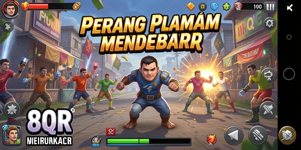 Gambaran gameplay TPS yang mendebarkan di 8QR.