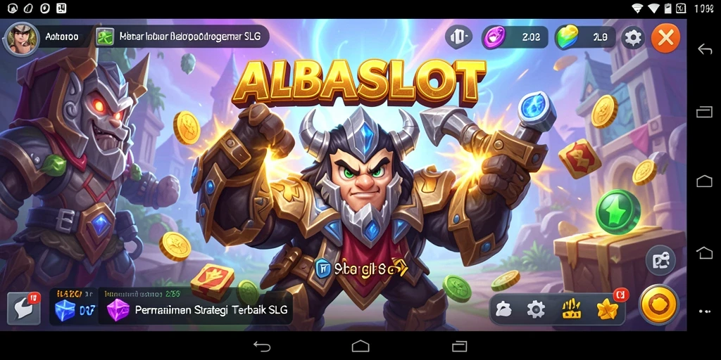 Tampilan gameplay seru dan strategis di ALBASLOT.