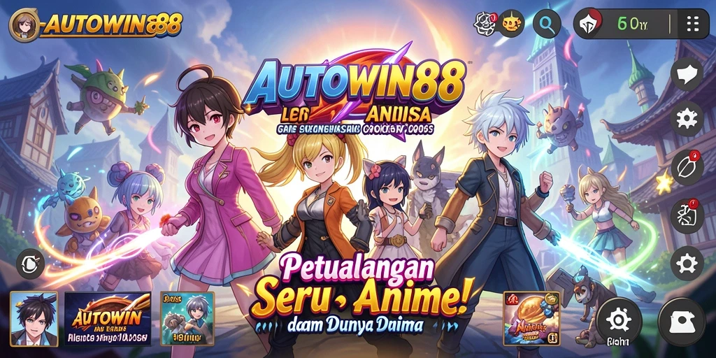 Tangkapan layar gameplay yang menampilkan karakter Anime dan petualangan seru.