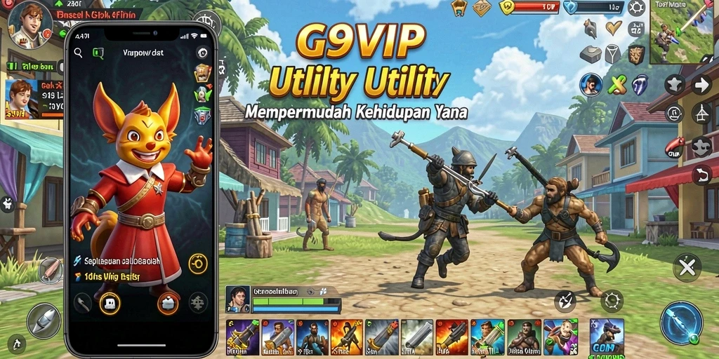 Tampilan antarmuka utama G9VIP yang modern dan intuitif.