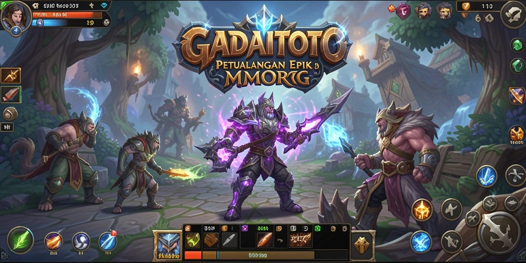 Gameplay epik GADAITOTO di dunia MMORPG.