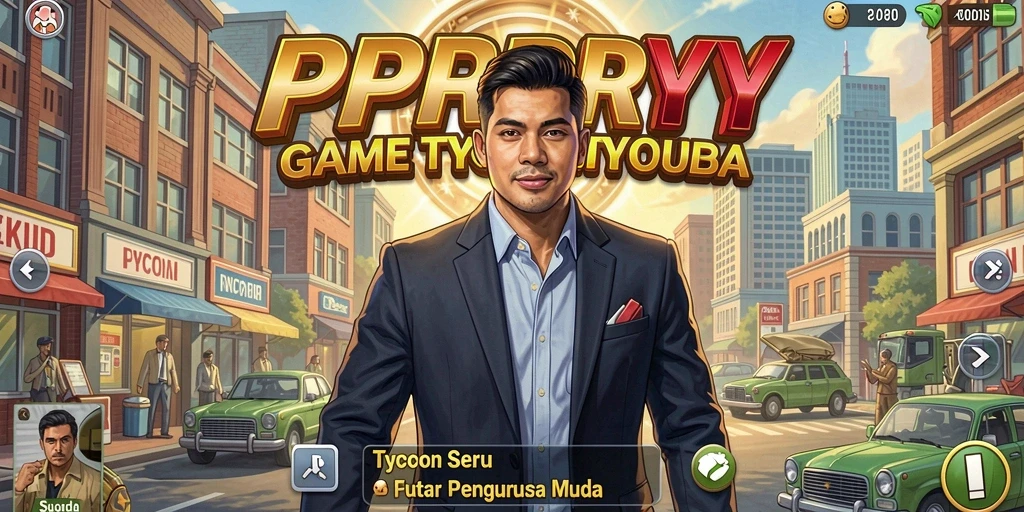 Tampilan gameplay <strong>PPRRYY</strong> yang menakjubkan saat Anda membangun bisnis.