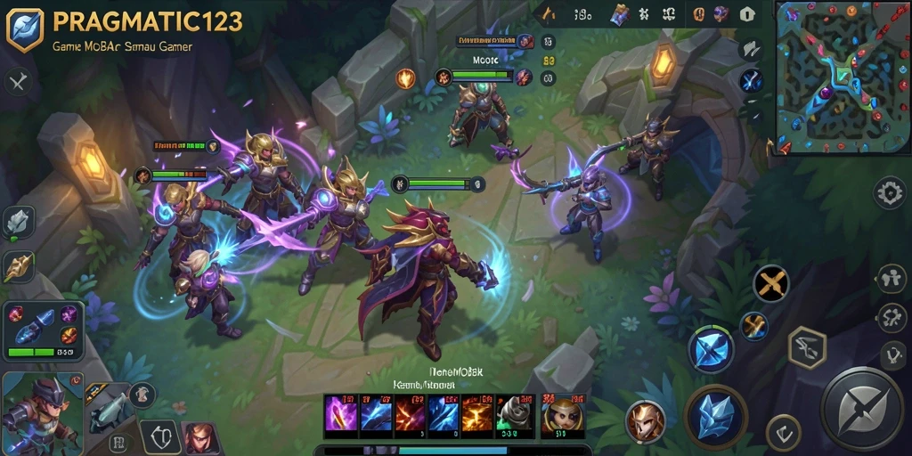 Tampilan gameplay seru dalam pertarungan tim di PRAGMATIC123.