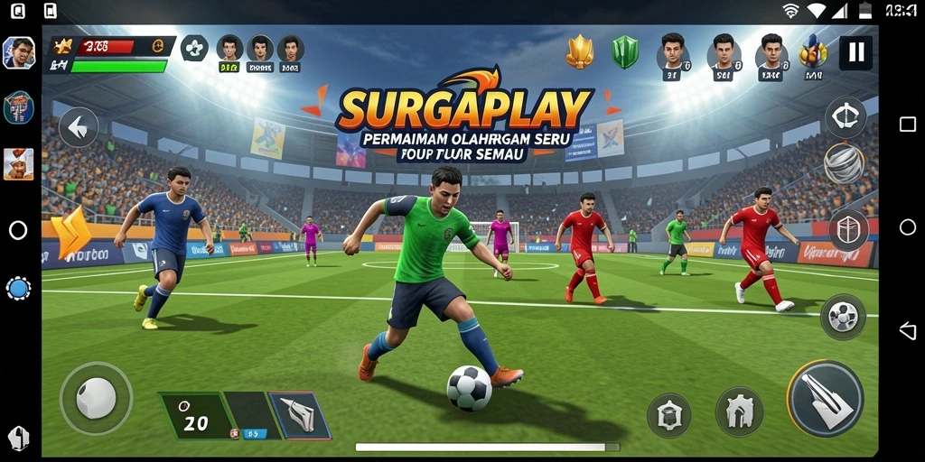 Screenshot SURGAPLAY menampilkan aksi gameplay yang seru dan mendebarkan.