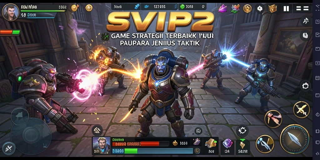 Tampilan gameplay mendebarkan dalam SVIP2 yang menantang strategi pemain.