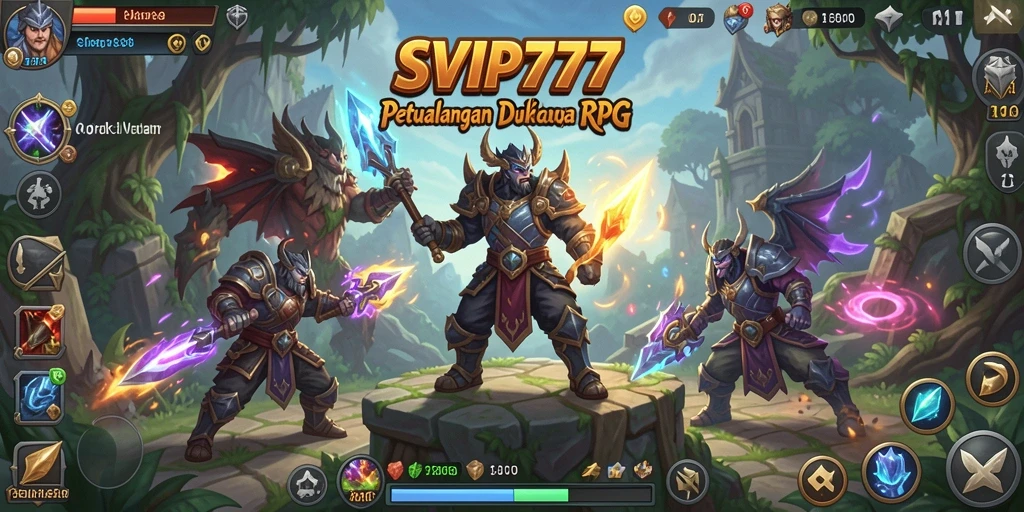 Tampilan gameplay RPG dalam SVIP777 yang menakjubkan dan penuh aksi.